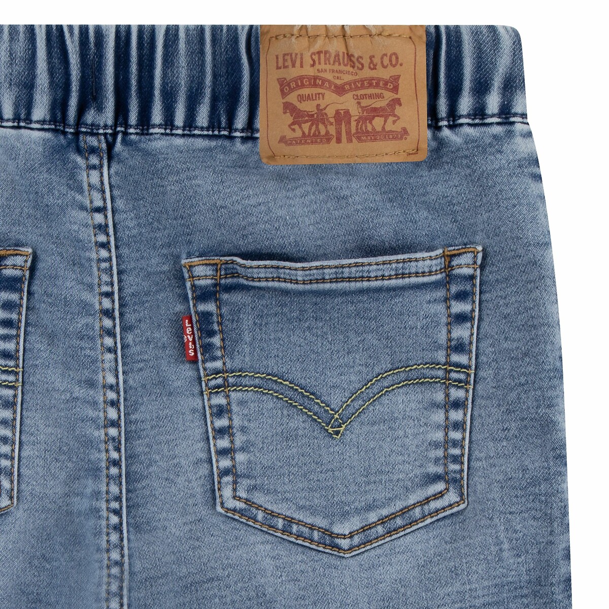 LEVI'S KIDS<br>Shorts skinny com cintura elástica
