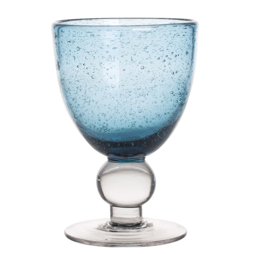Verre à pied Artisan Bullé 28 cl bleu (lot de 6) Table passion