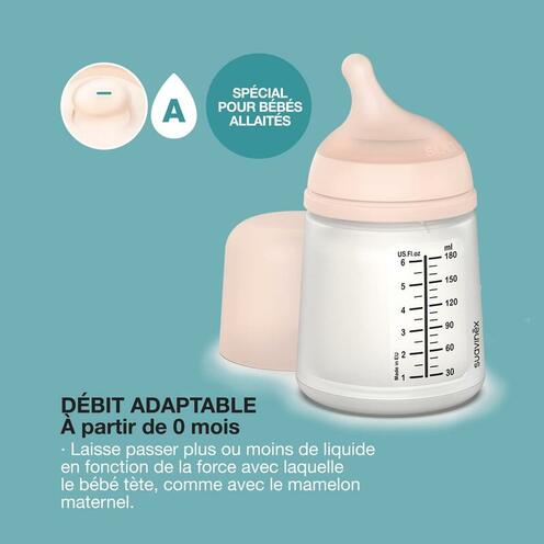 Coffret Biberon 180 ML + Sucette Zero-Zero - SUAVINEX