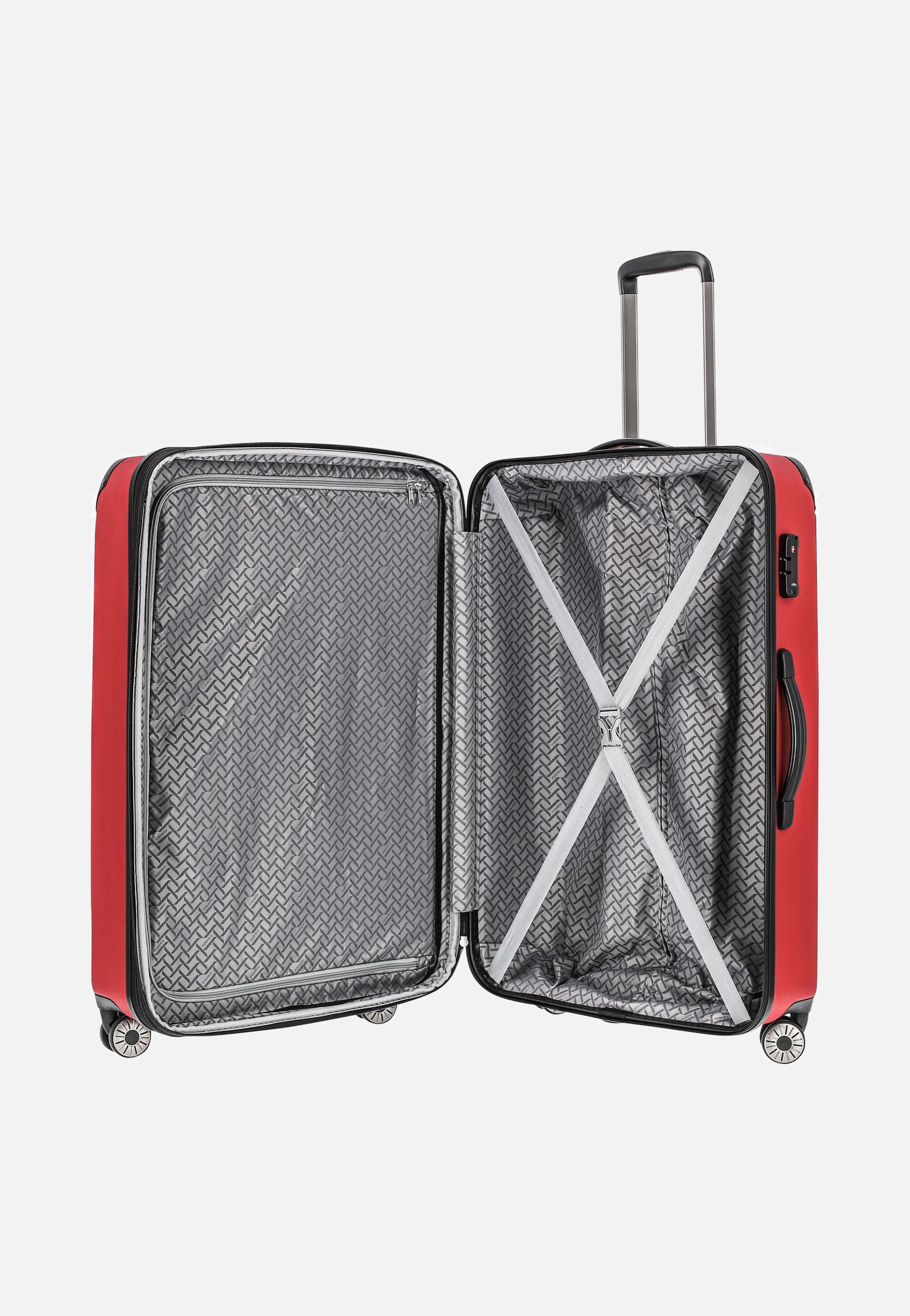 City 4-Rad Trolley L exp Rot - Koffer
