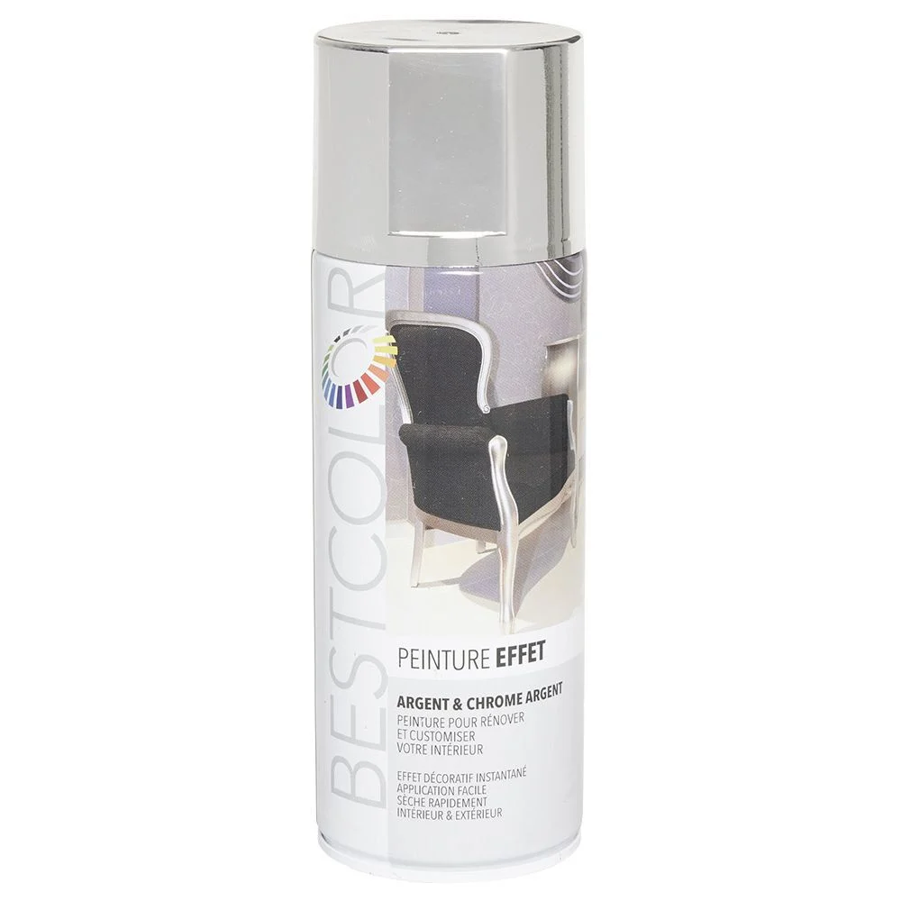 Peinture aérosol Chrome Argenté 400 ml