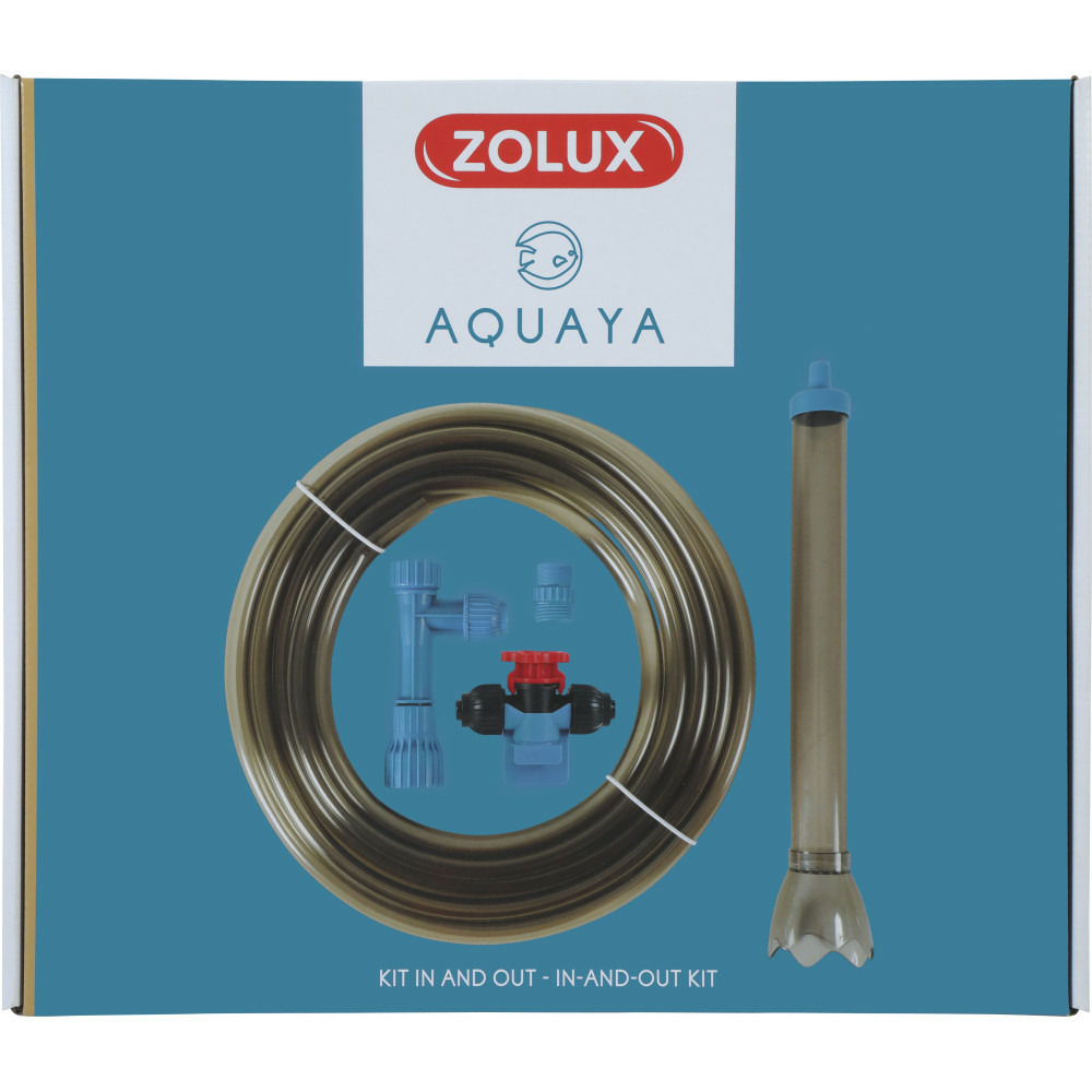 Kit siphon in and out permet de siphonner et remplir votre aquarium