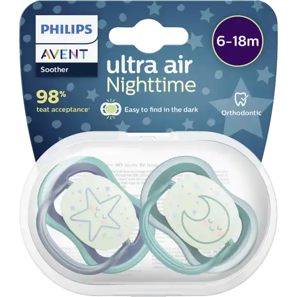 ultra air Schnuller Sterne & Mond 6-18 Monate