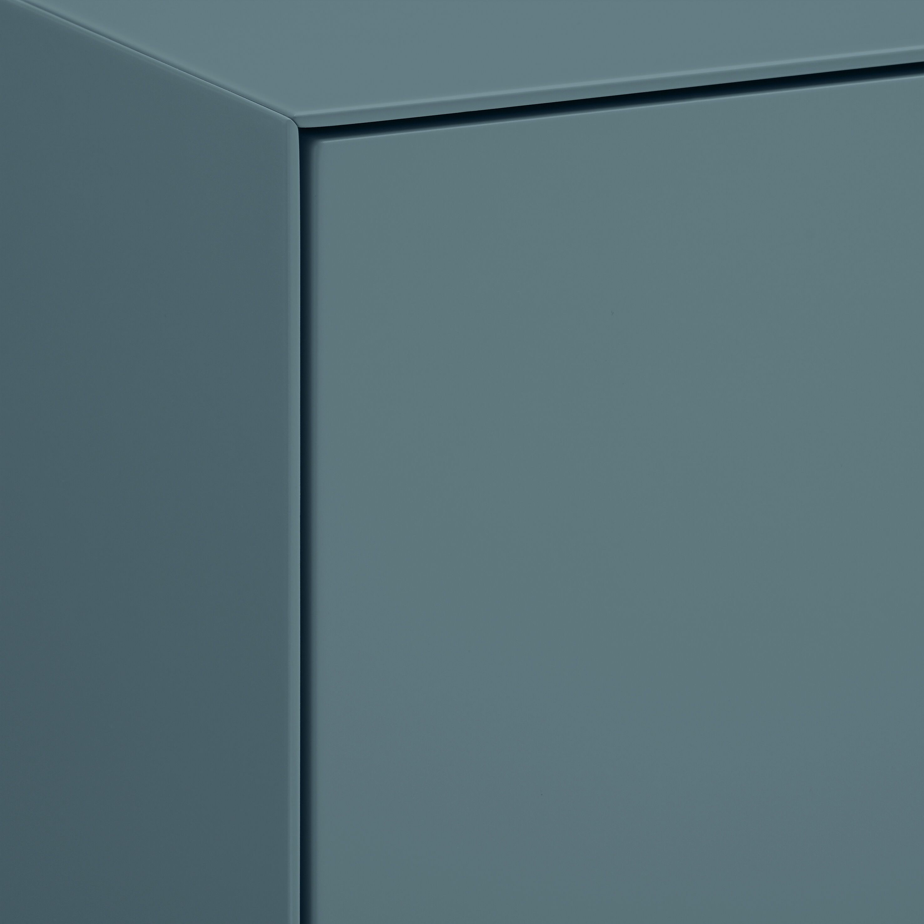 LUX Sideboard - Mittelblau / B: 120.0 cm x T: 46.0 cm x H: 68.0 cm