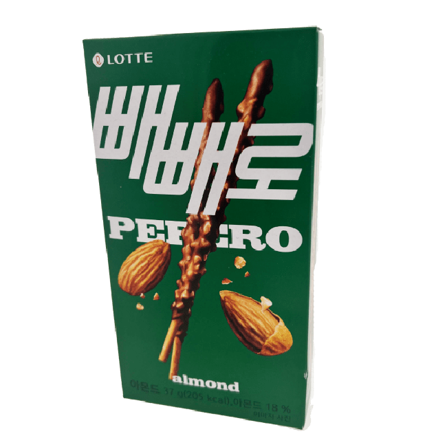 Lotte Pepero Amandel Chocolade Koekjes Sticks 37g