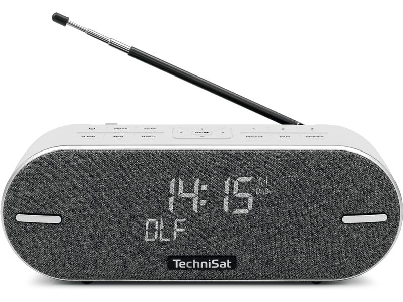 Technisat DAB  Radio DigitRadio BT 2 Weiss Portables DAB  Digitalradio mit Bluetooth