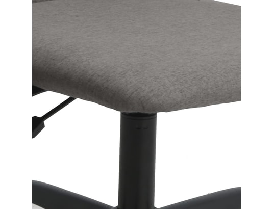 VIDAXL - Chaise de bureau gris foncé tissu