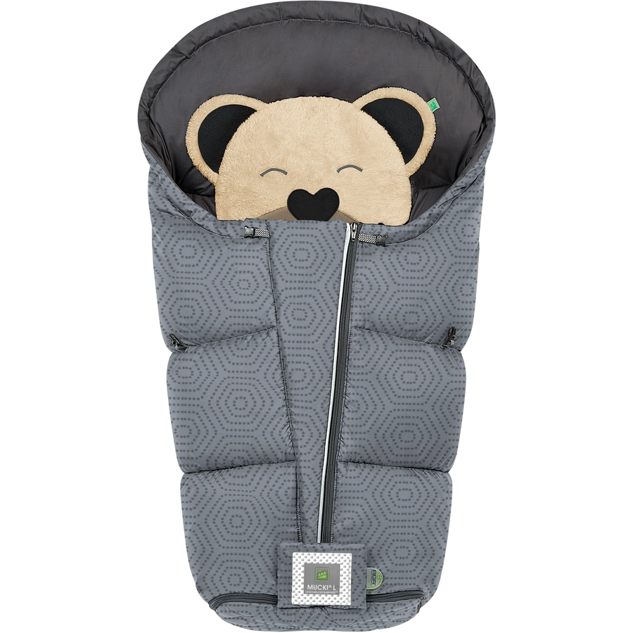 odenwälder Fußsack Mucki® L-cs rocky grey