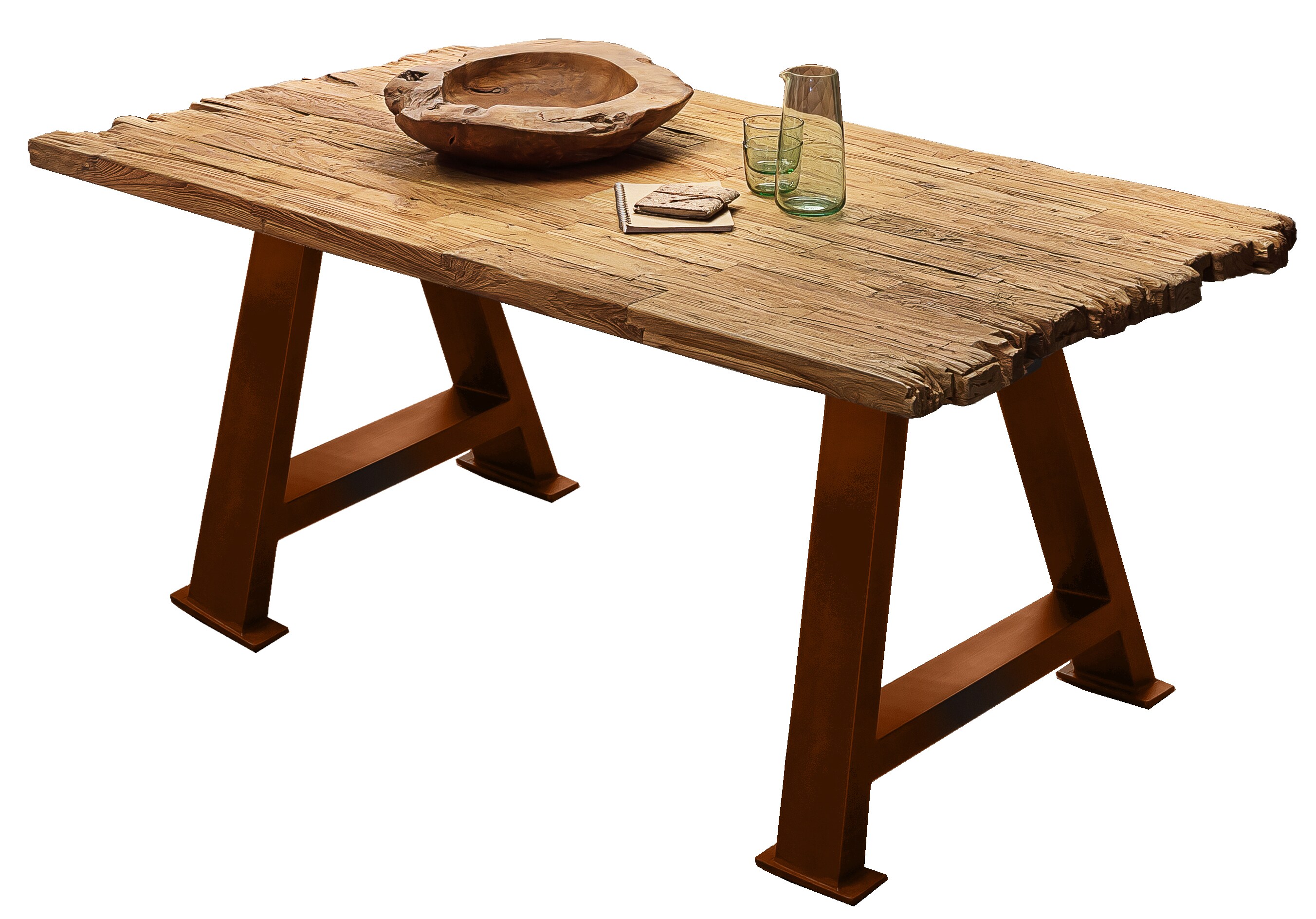 Tischplatte 160x90 Teak Esstisch Schreibtisch DIY Tisch Zubehör Küchentisch
