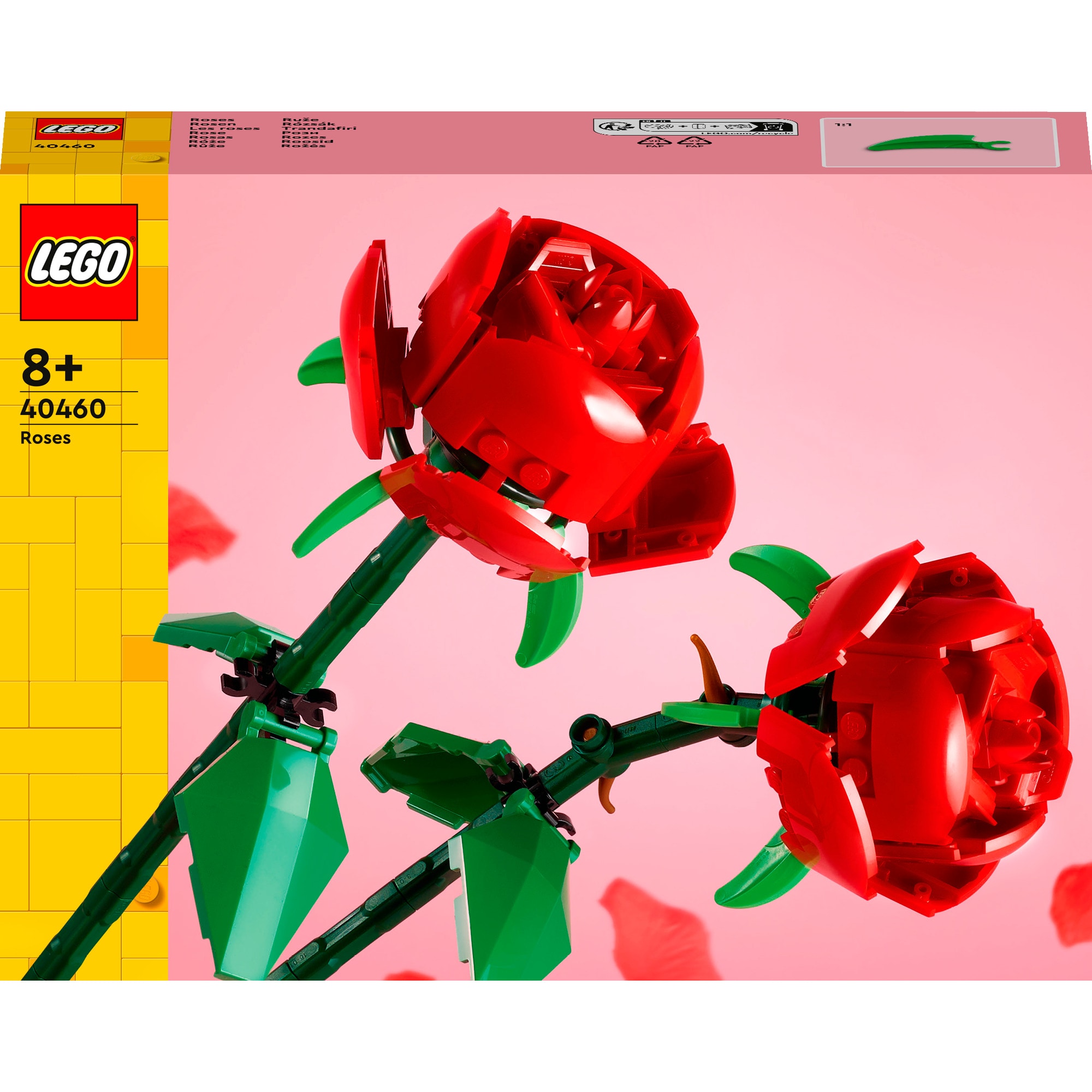 LEGO Konstruktionsspielzeug Botanicals Rosen