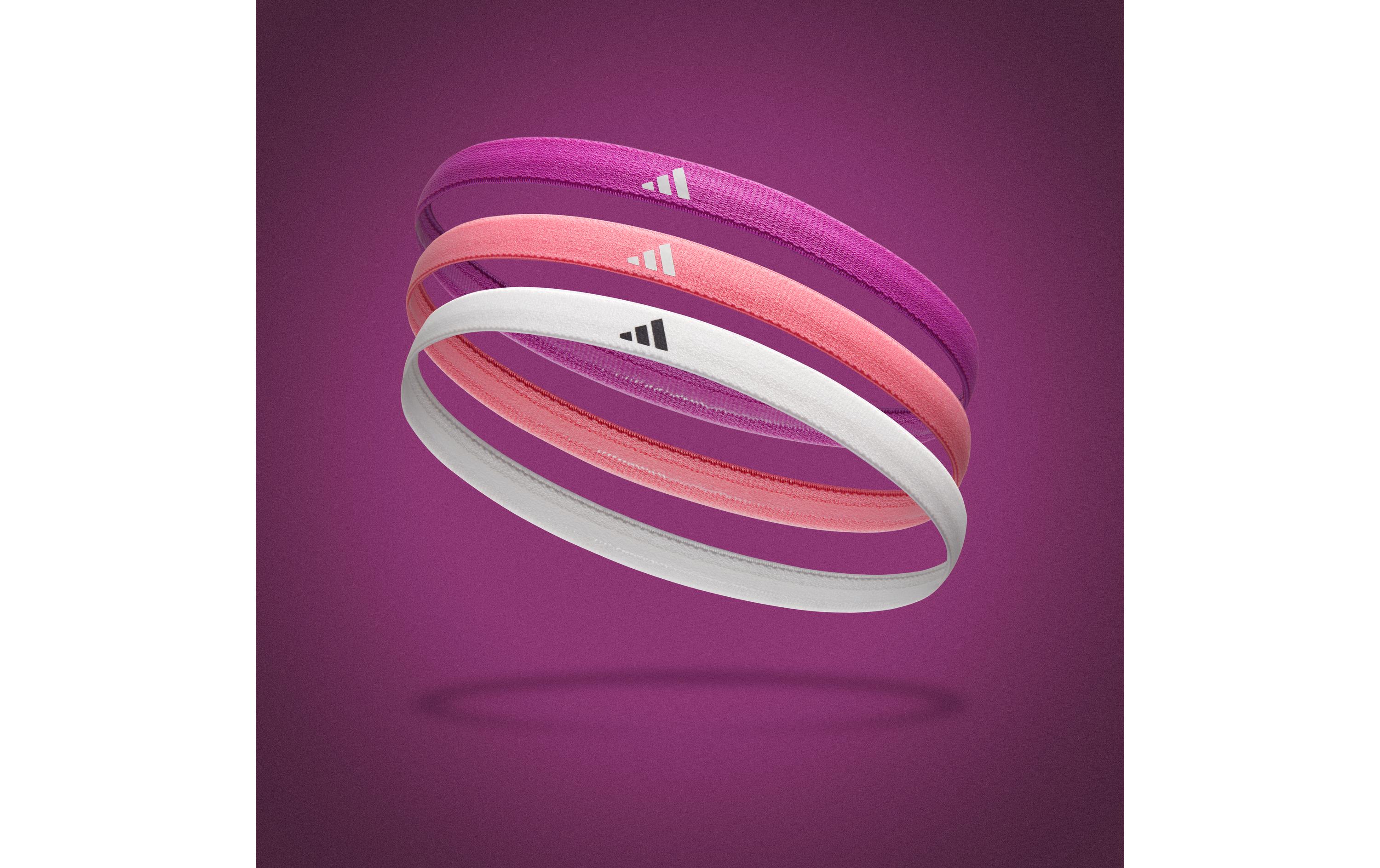 Hairbands Lila/Pink/WeissPackung mit 3 Haarbändern
