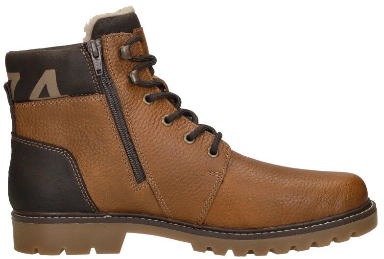 Rieker Veterschoenen Hoog cognac