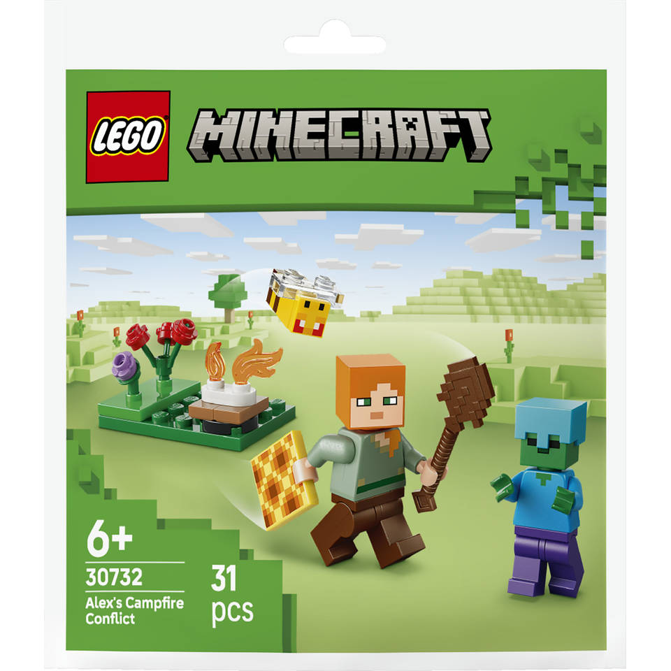 LEGO Minecraft Alex en de strijd bij het kampvuur 30732