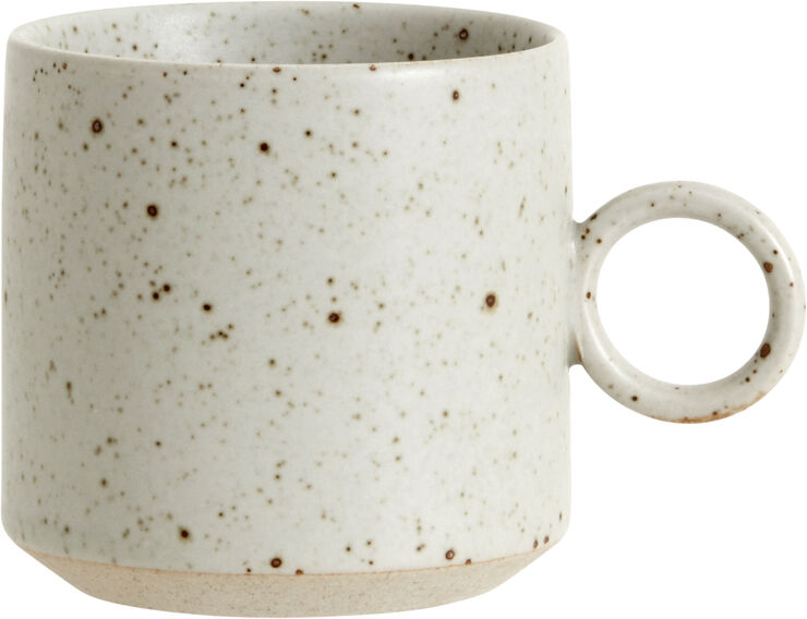 Nordal GRAINY cup w. handle, sand