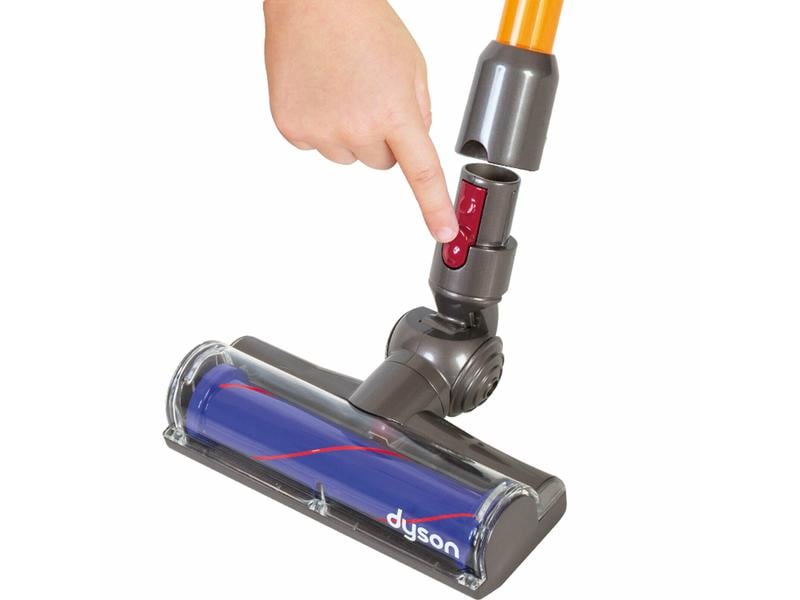 Casdon Reinigungs-Spielzeug Dyson Staubsauger V8 Cord Free Kabelloser Kinderstaubsauger mit richtiger Saugfunktion und realistischen Soundeffekten