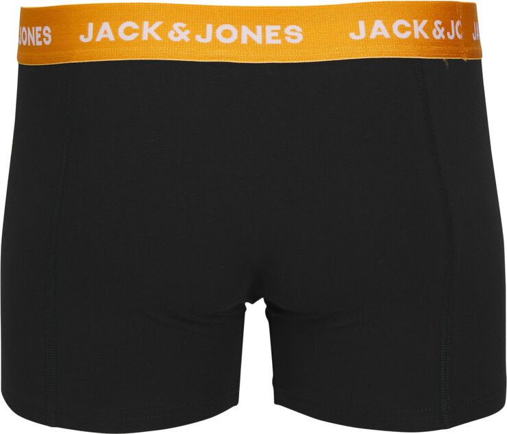 Jack & Jones JACGAB TRUNKS 3 PACK NOOS Dark green/black - black