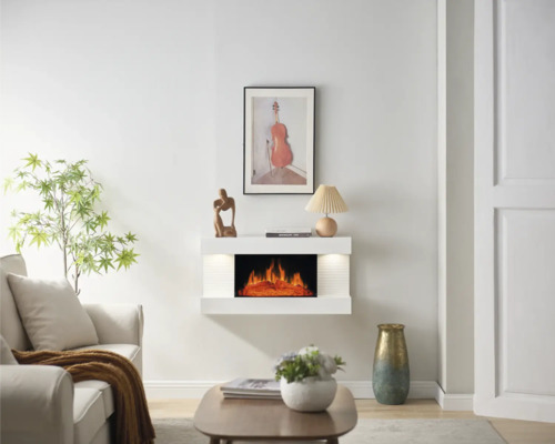 Elektrische haard Balderia Ida wit 1800 watt