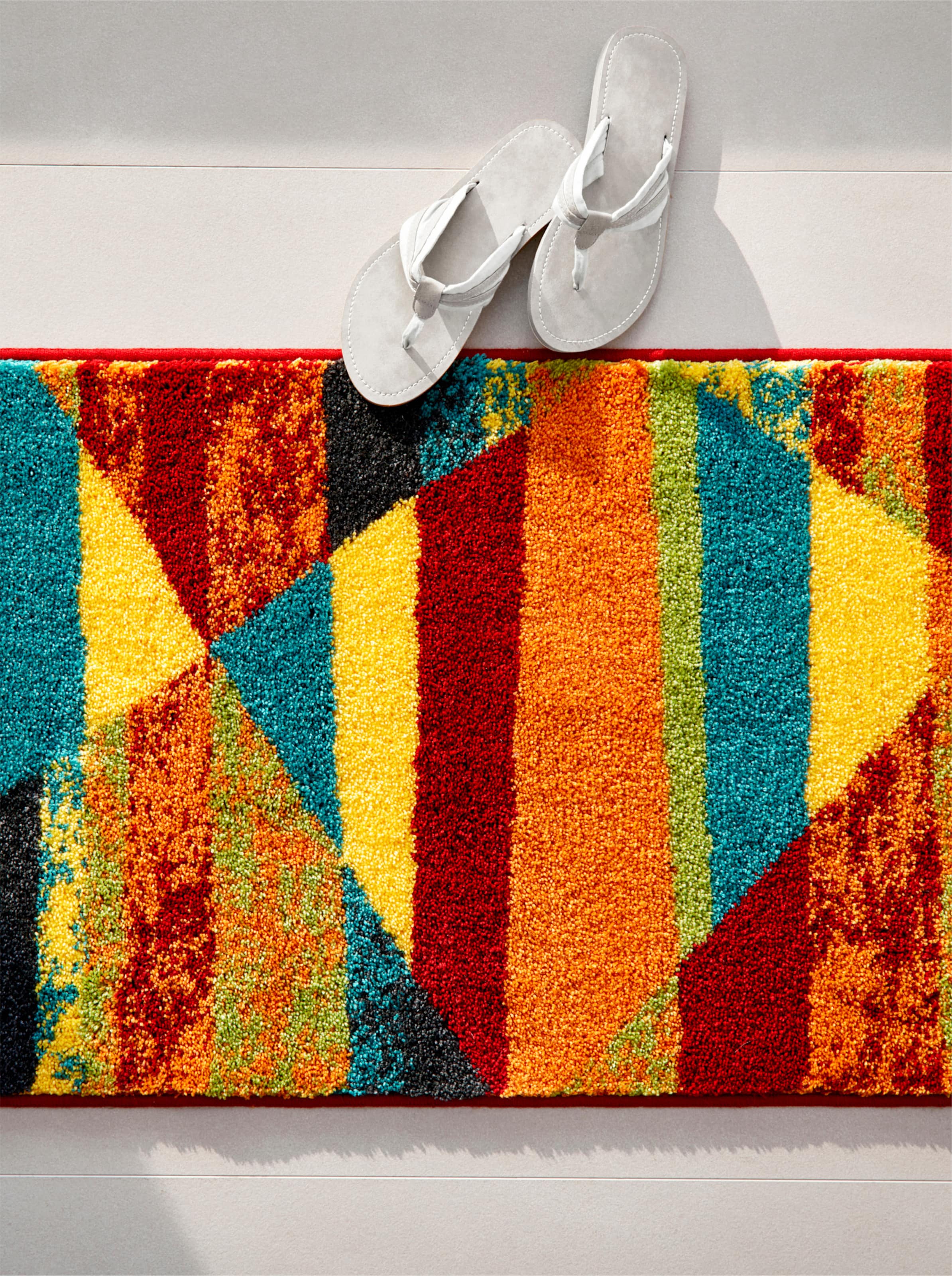 Grund Badematte in terracotta-bunt