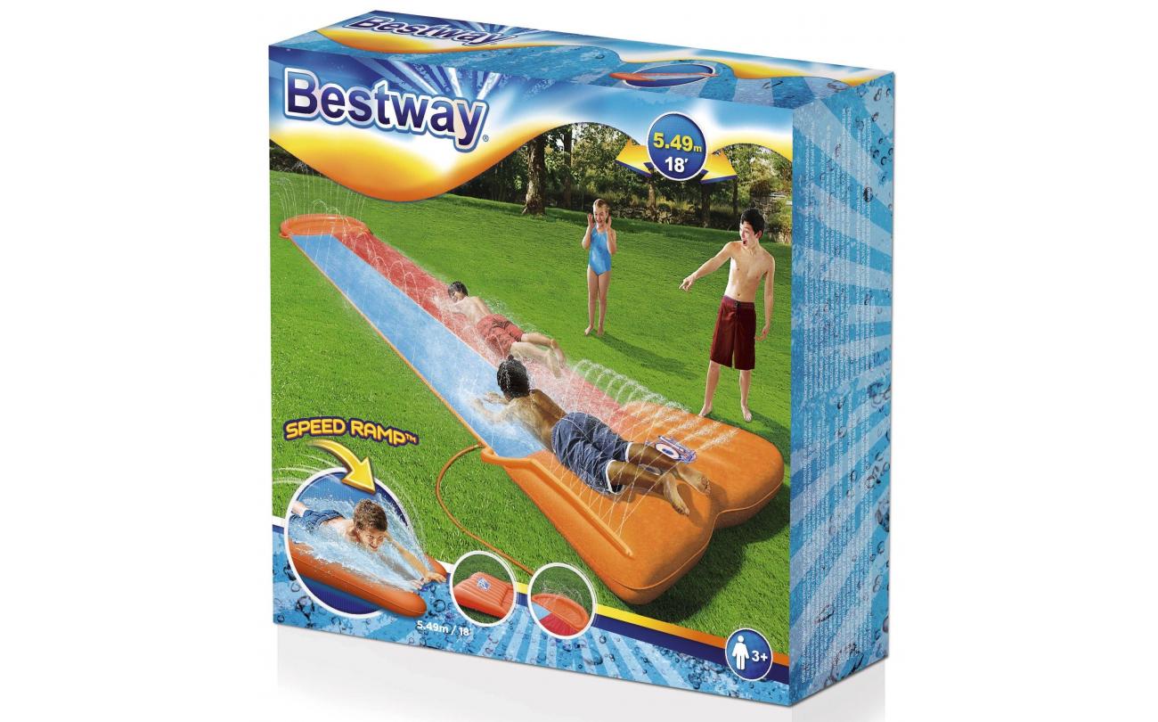 H20 Go! Double Slide waterglijbaan voor 2 kinderen