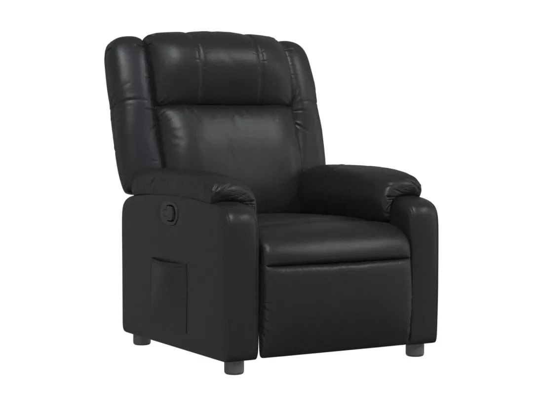 Fauteuil inclinable Noir Similicuir