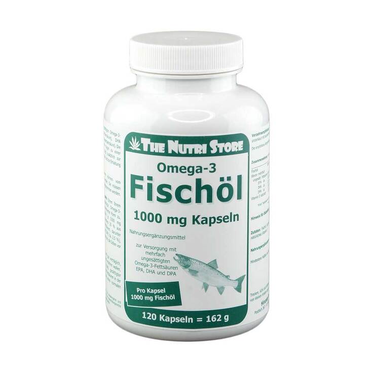 Omega 3 Fischöl 1000 mg Kapseln, 120 St