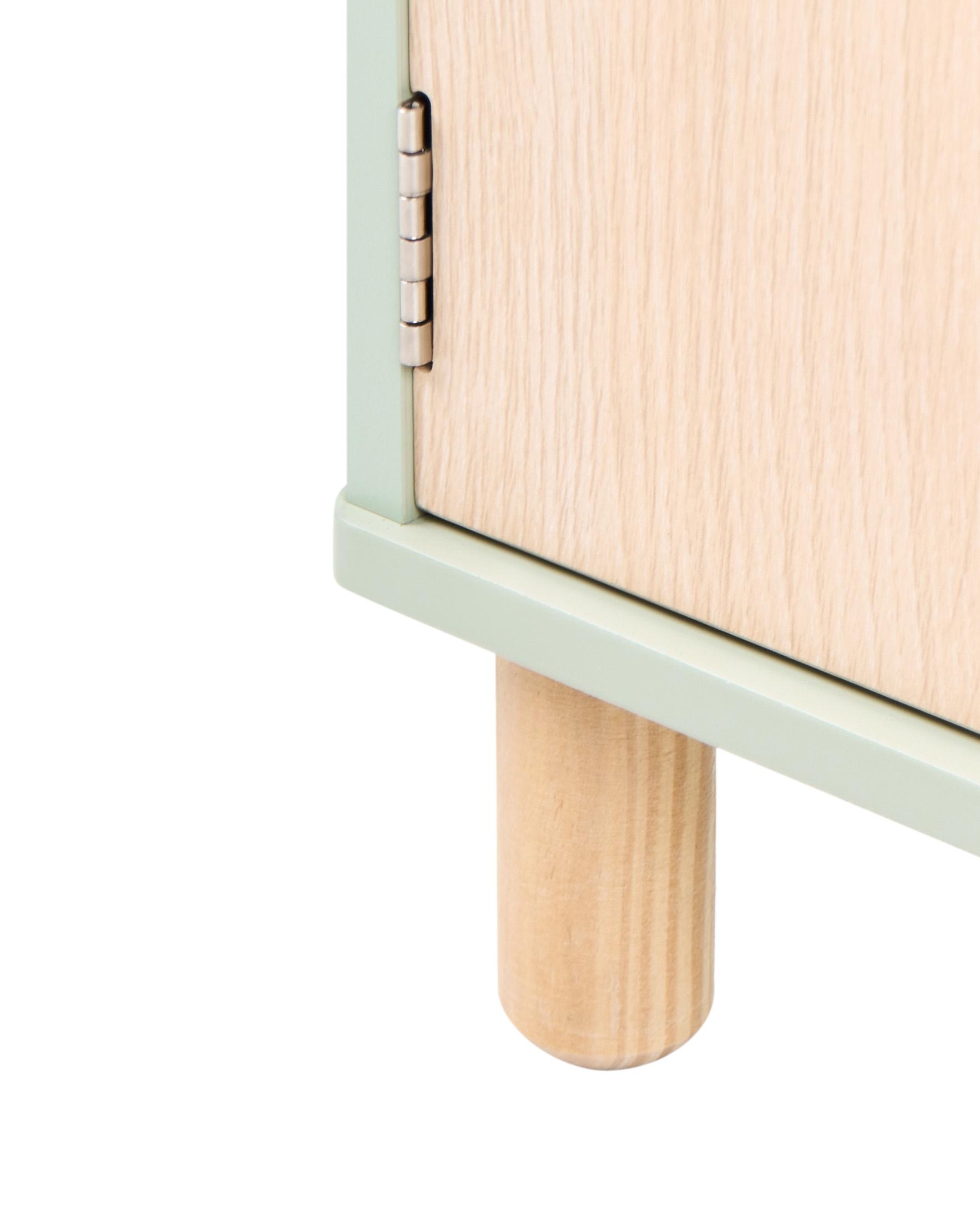 Boekenkast met 3 planken NOBBY 90 cm Lichtgroen