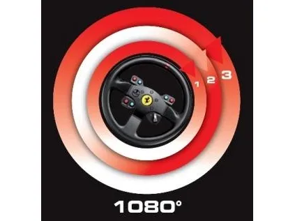 Thrustmaster Ferrari T300 Integral Racing - Alcantara - rat og pedalsæt - kabling - for PC, Sony PlayStation 3, Sony PlayStation 4, Sony PlayStation 5