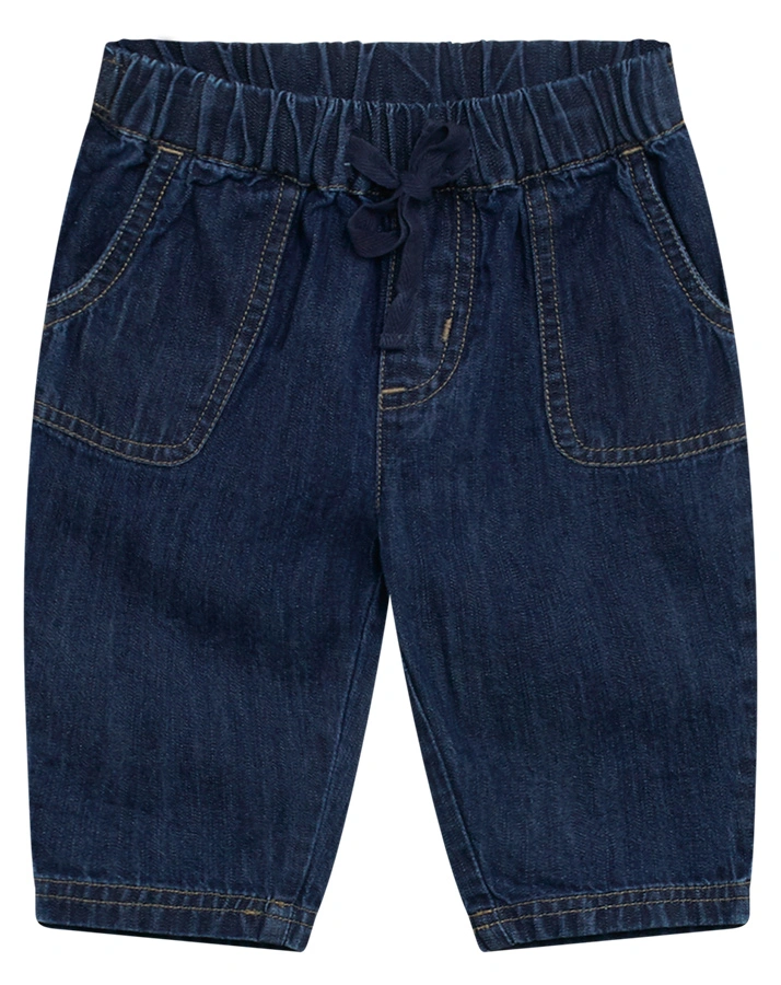 Schlupf-Jeanshose INDIGO BOY in dark blue denim