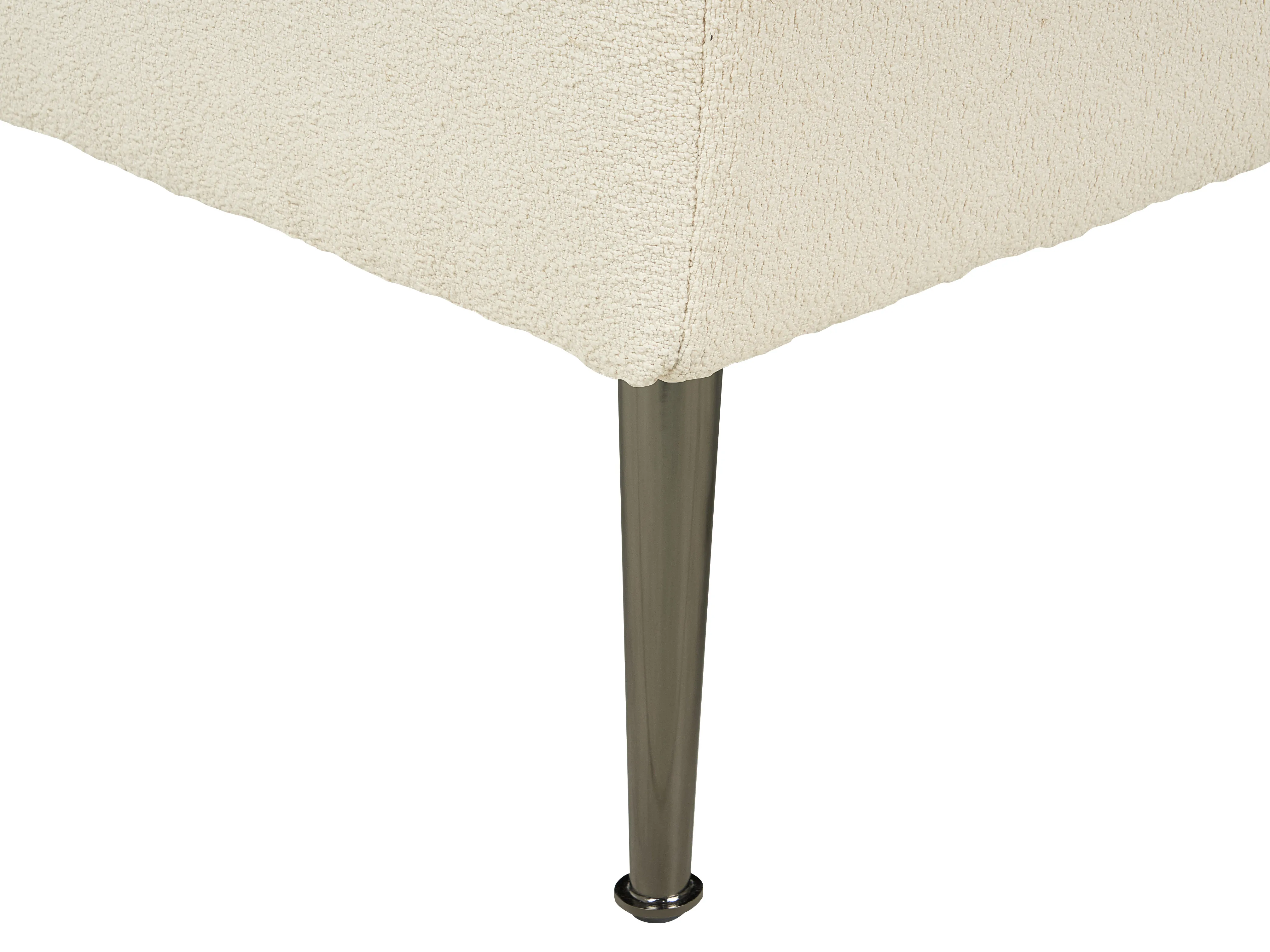Rechtszijdige chaise longue RIOM Bouclé Gebroken wit