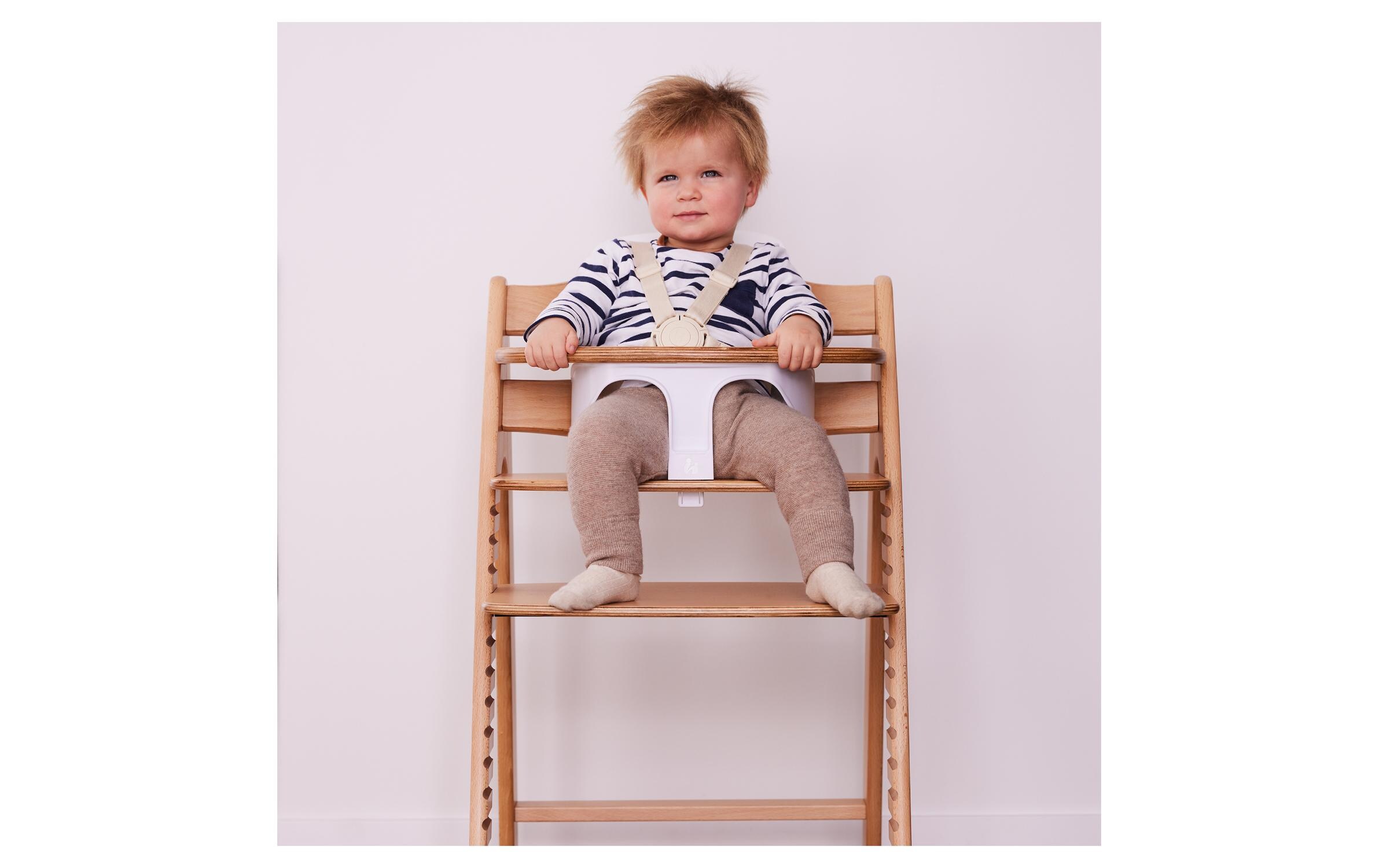 Sitzverkleinerer Highchair Baby Seat White WeissBaby-Sitz für den Hochstuhl