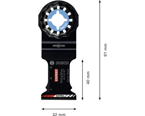 Bosch Starlock invalzaagblad Metaal EXPERT 40x32 mm