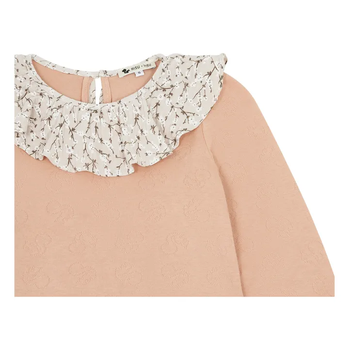 Risu Risu Pyjama Jersey Bio Français Pierrot | Rose pêche