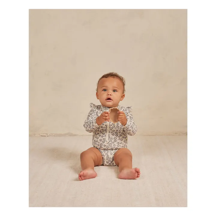 Quincy Mae Maillot Anti-UV Byron Fleuri | Vert