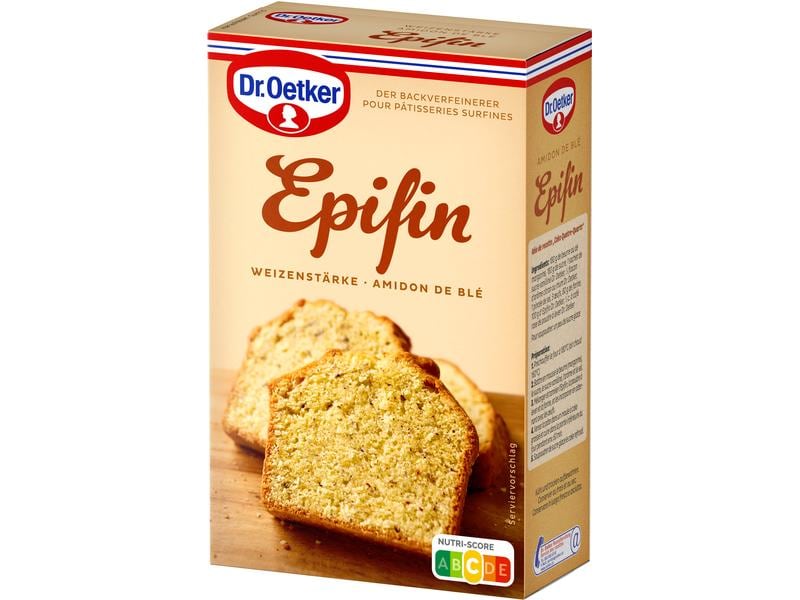 Dr.Oetker Epifin Weizenstärke 250 g Zum Lockern, Verfeinern oder Binden