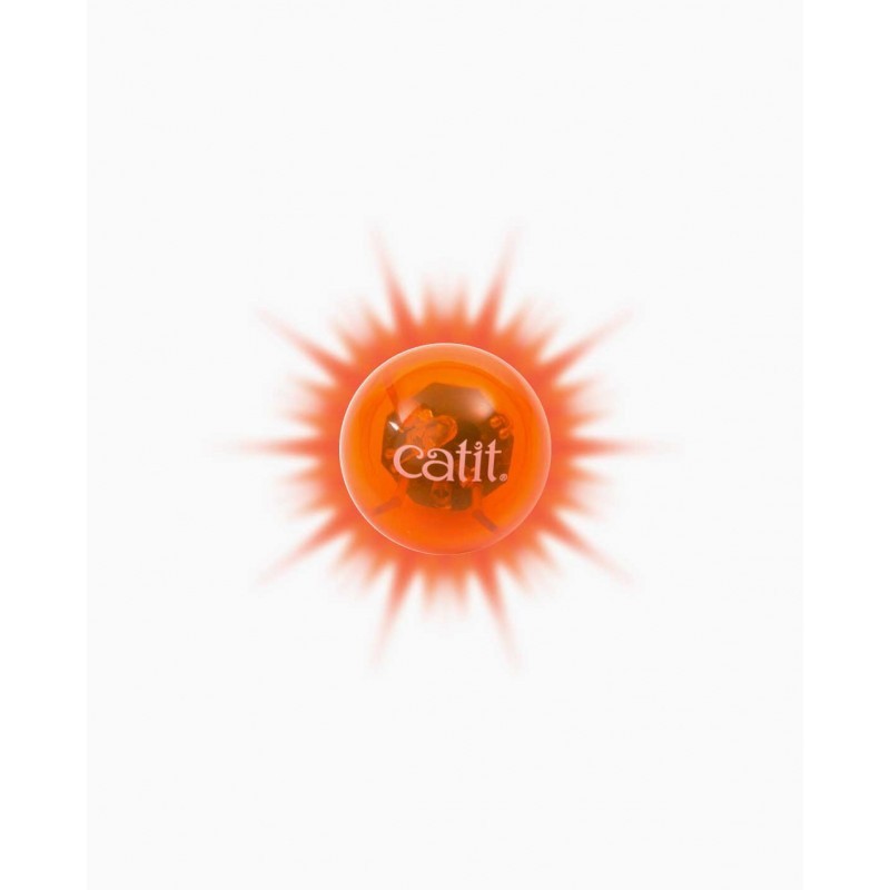 Catit Senses 2.0 Fireball para Gatos, Vermelho