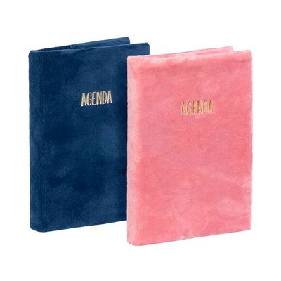 Agenda Velvet - 1 jour par page - 12 x 18 cm - différents modèles disponibles - Viquel