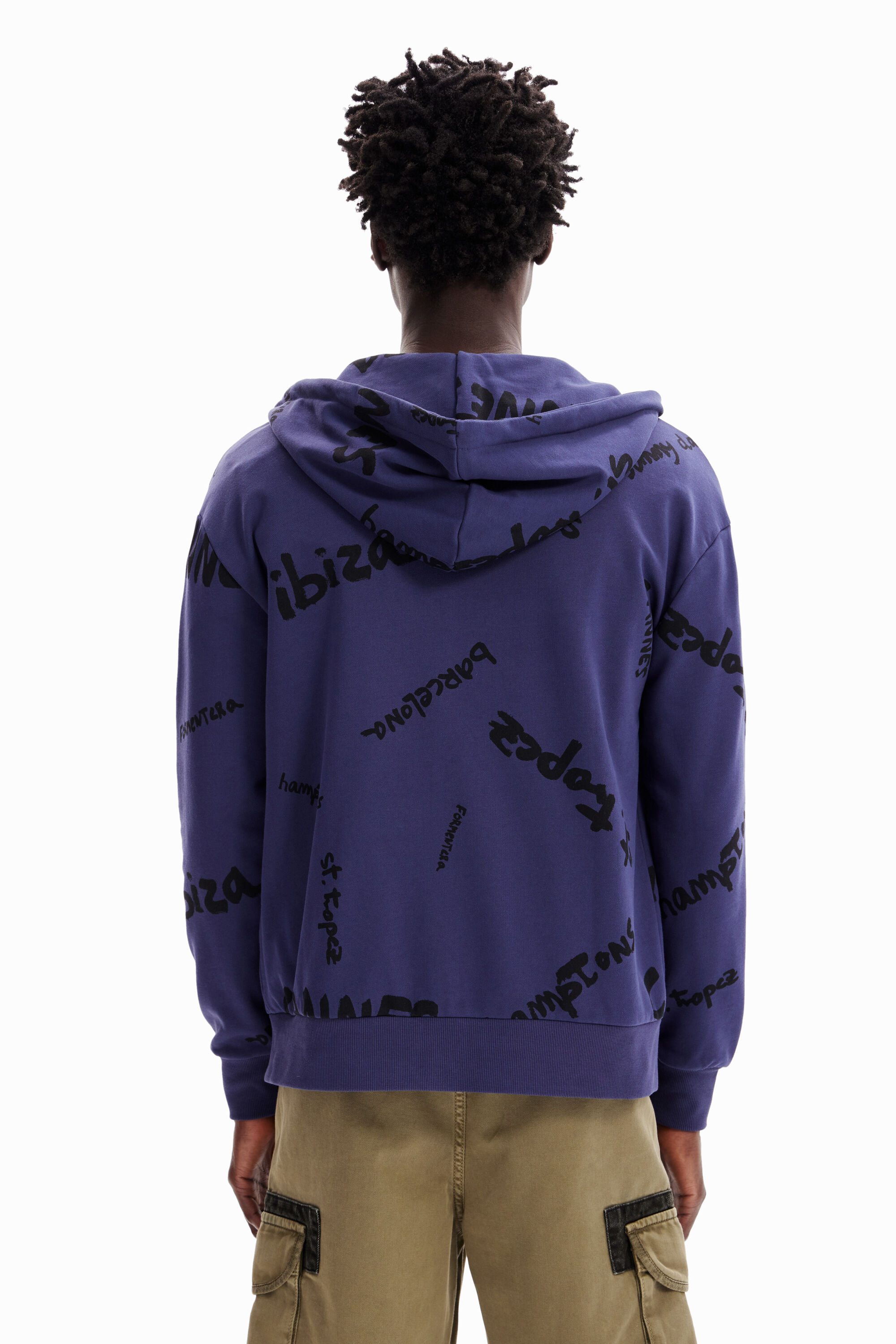 Sweat-shirt capuche fermeture Éclair