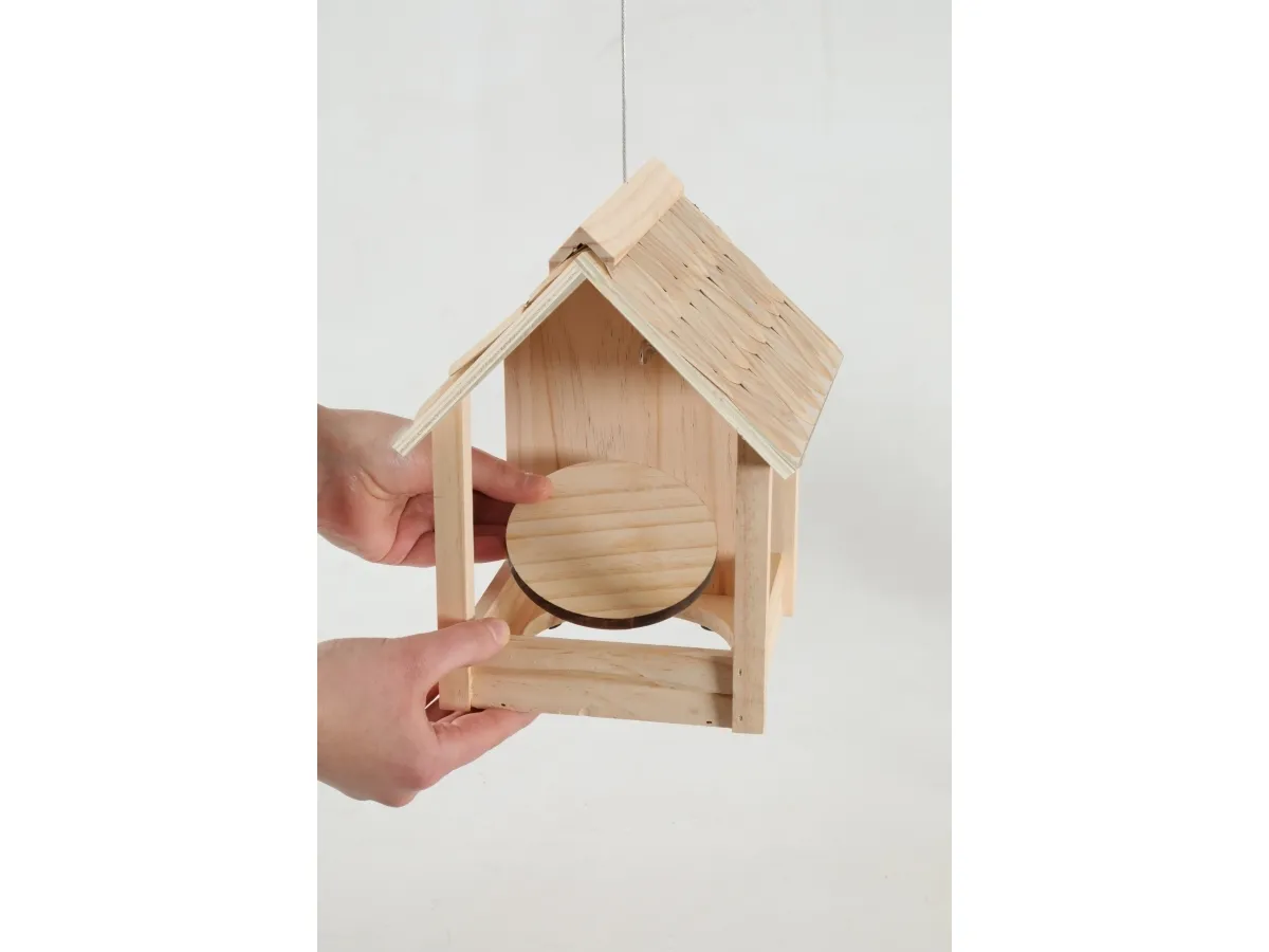 [OUTLET] - Vildt fugle foderhus GRIZZLI CUP FEEDER BIRCH FSC