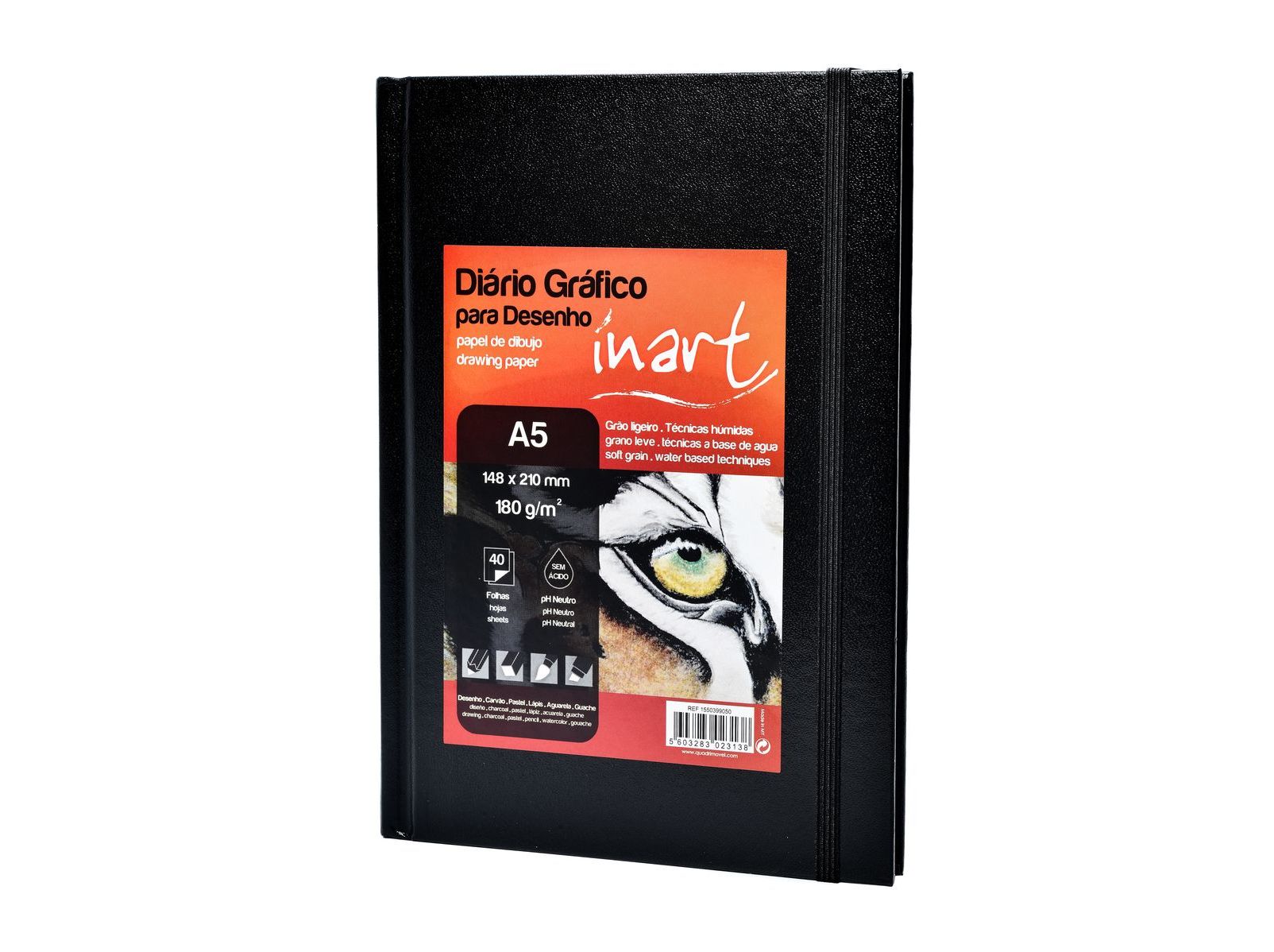 DIÁRIO GRÁFICO A5 INART 180G 40 FOLHAS