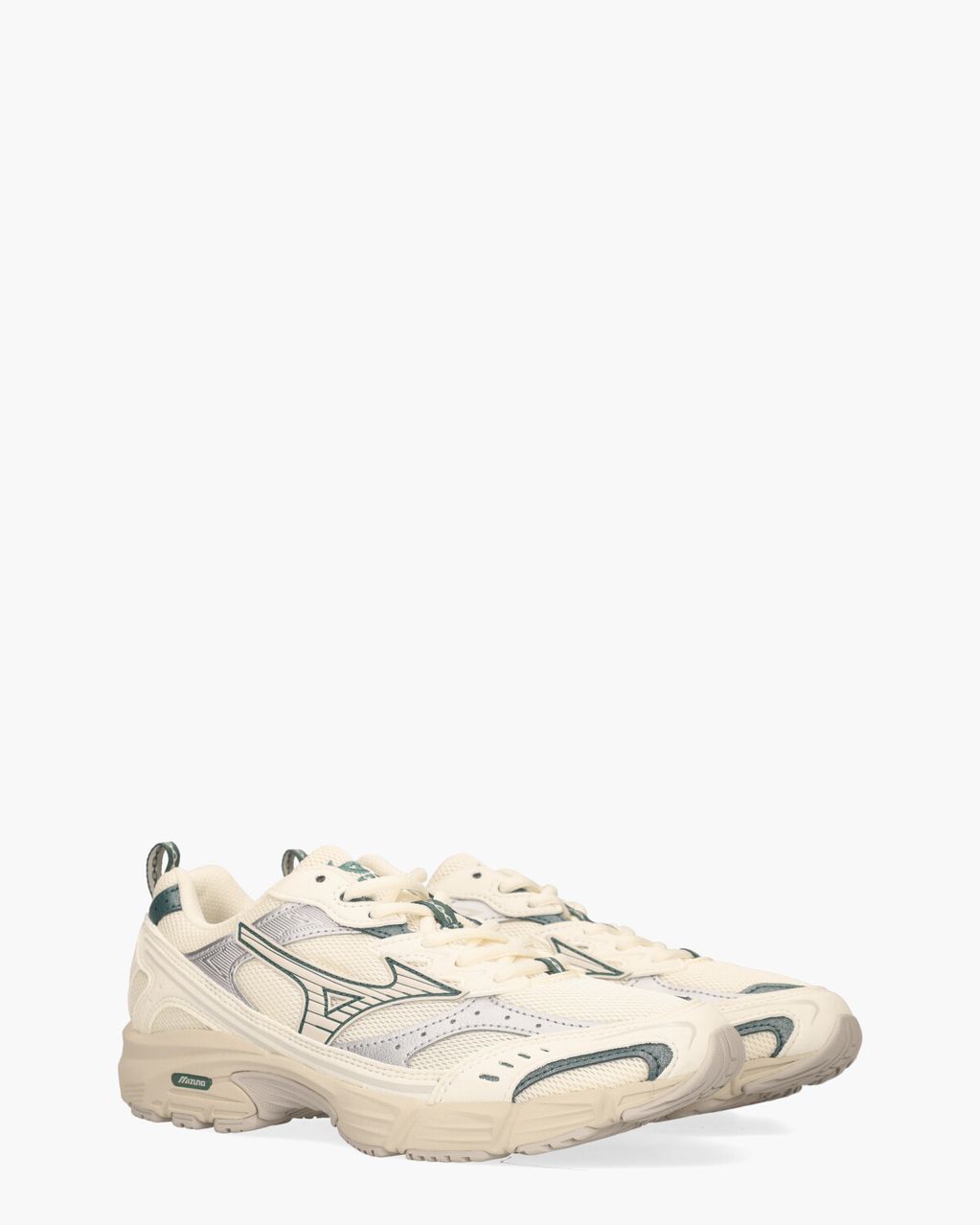 Mizuno MXR Sport Off-White/Zilver/Groen Damessneakers