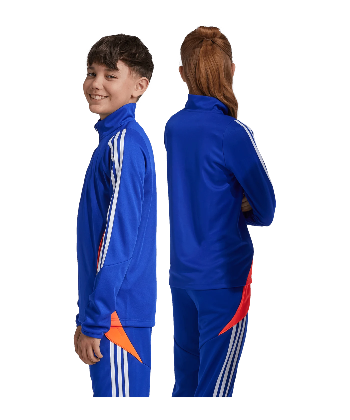 adidas Tiro 24 Trainingsjacke Kids Blau