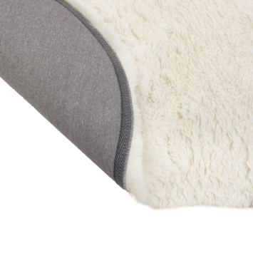 Vloerkleed Lola Silvie Softcreme 160x230 cm