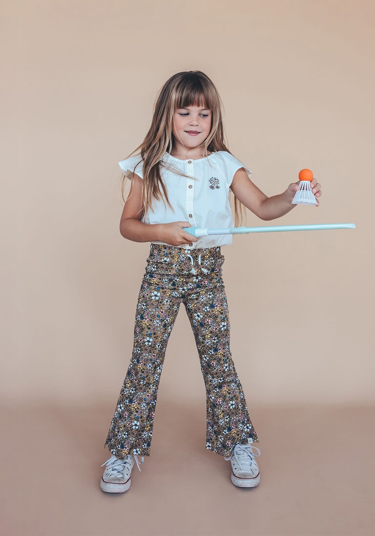 YOUR WISHES ecru your wishes blouse evara poplin