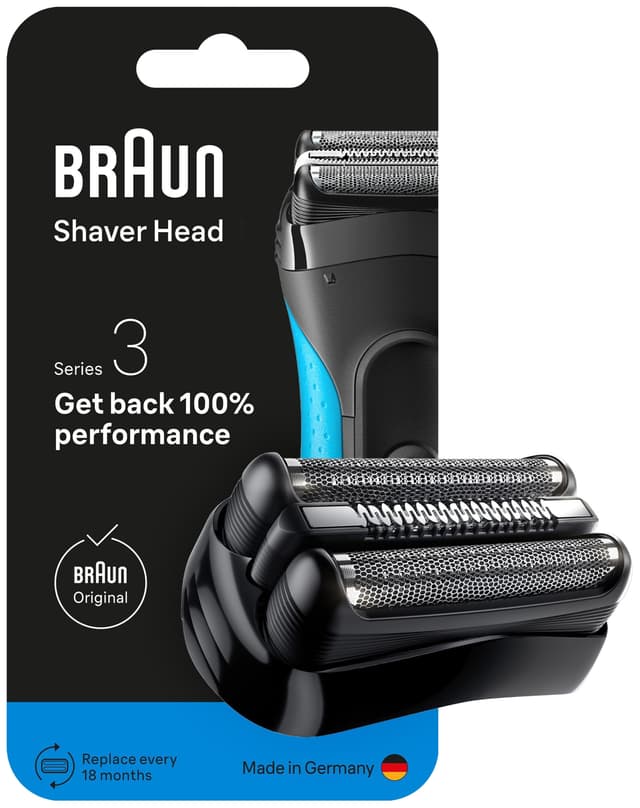 Braun 21B KeyPart barberhoved 736879 (sort)