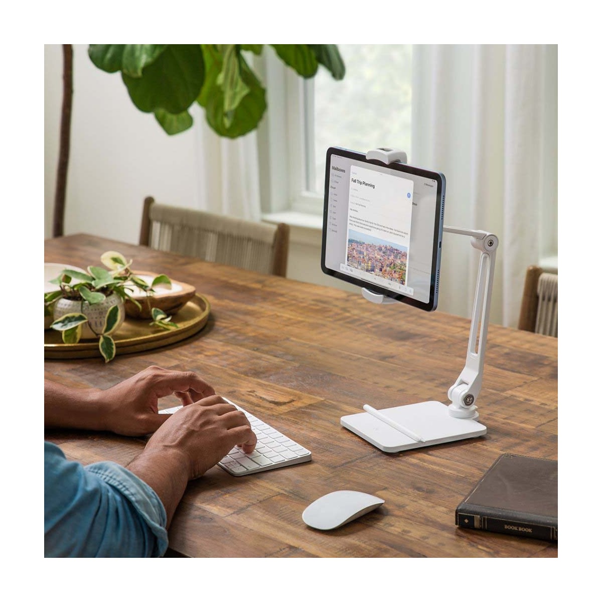 Twelve South HoverBar Duo iPad stativ for nettbrett (hvit)
