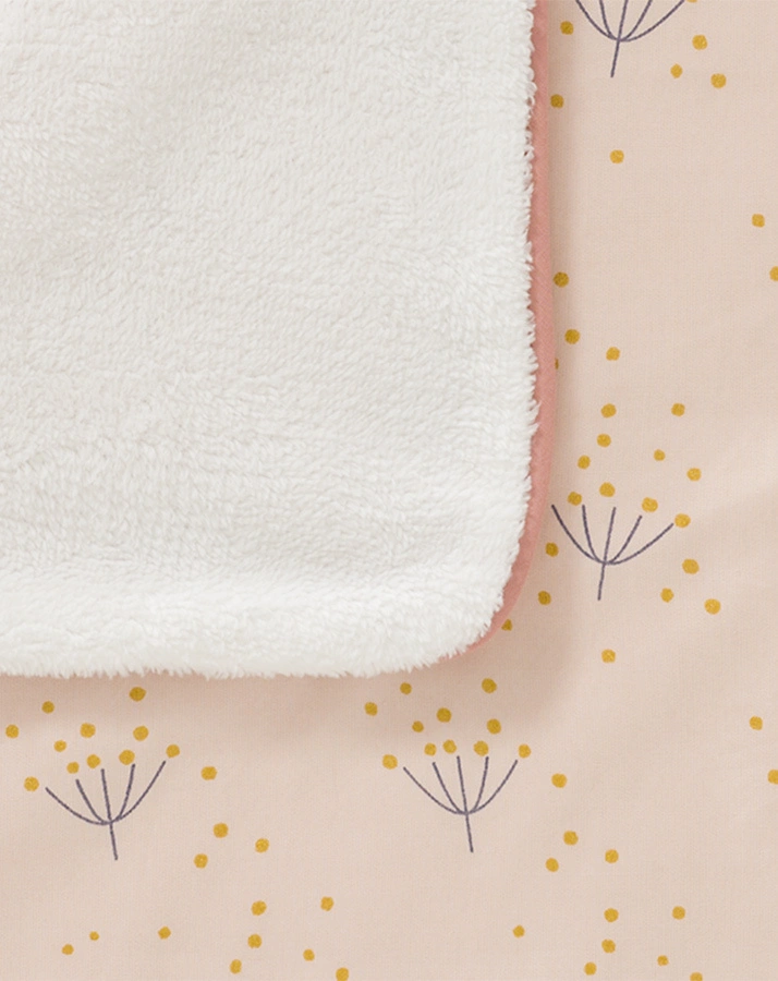 Kuscheldecke DANDELION – VELOURS (80x100) in softrosa