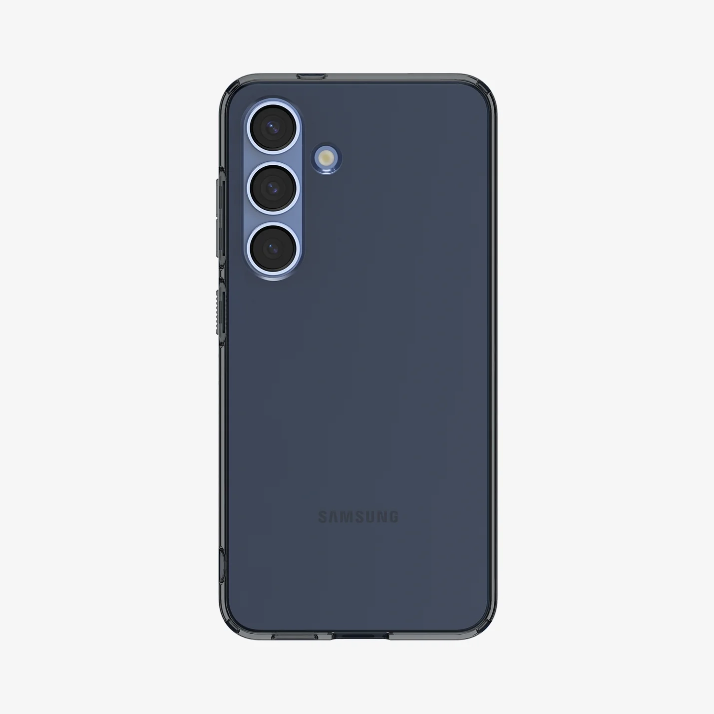 Samsung Galaxy S25  Plus Liquid Crystal Case Gummi Hülle (ACS08975) - Space Crystal (Grau / Transparent)