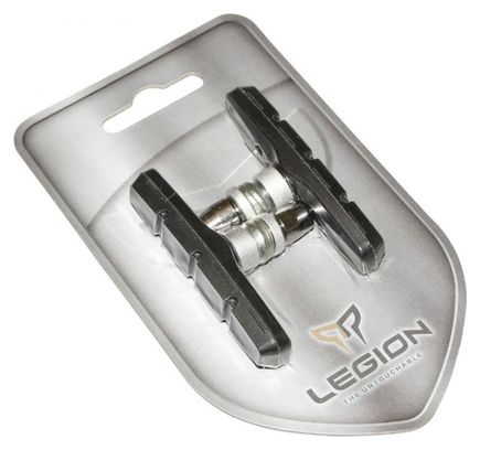 Porte patin frein vtt a vis symetric legion silencieux - multi-ajustement 70mm noir (1 paire)