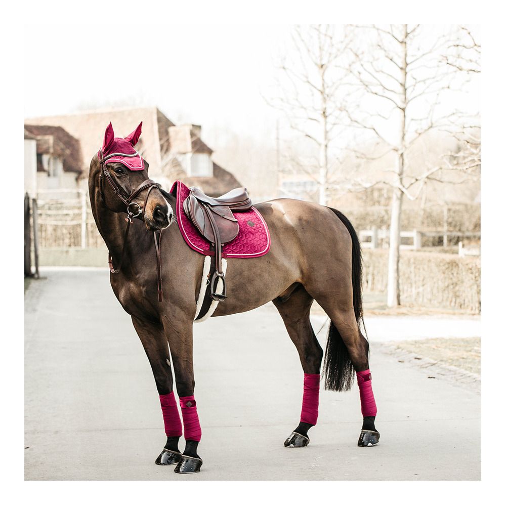 Kentucky VELVET d'obstacle - Tapis fuchsia