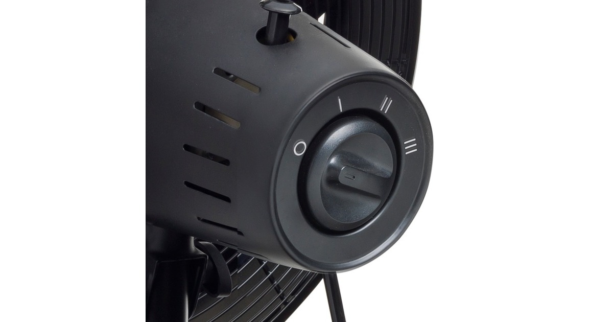 BestronDFT35WB Tafelventilator  (Zwart/houtkleur, Ø 35 cm)